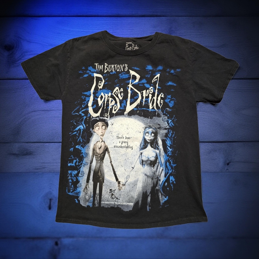 TIM BURTON'S CORPSE BRIDE Graphic T-Shirt.Size S.Great Condition!